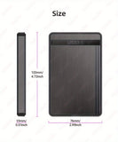 Rageer USB 3.0 Sata 2.5" Hdd Enclosure - High-Speed Data Transfer, Easy Install, Fits 7mm/9.5mm Drives, Compatible With Laptops & Pcs