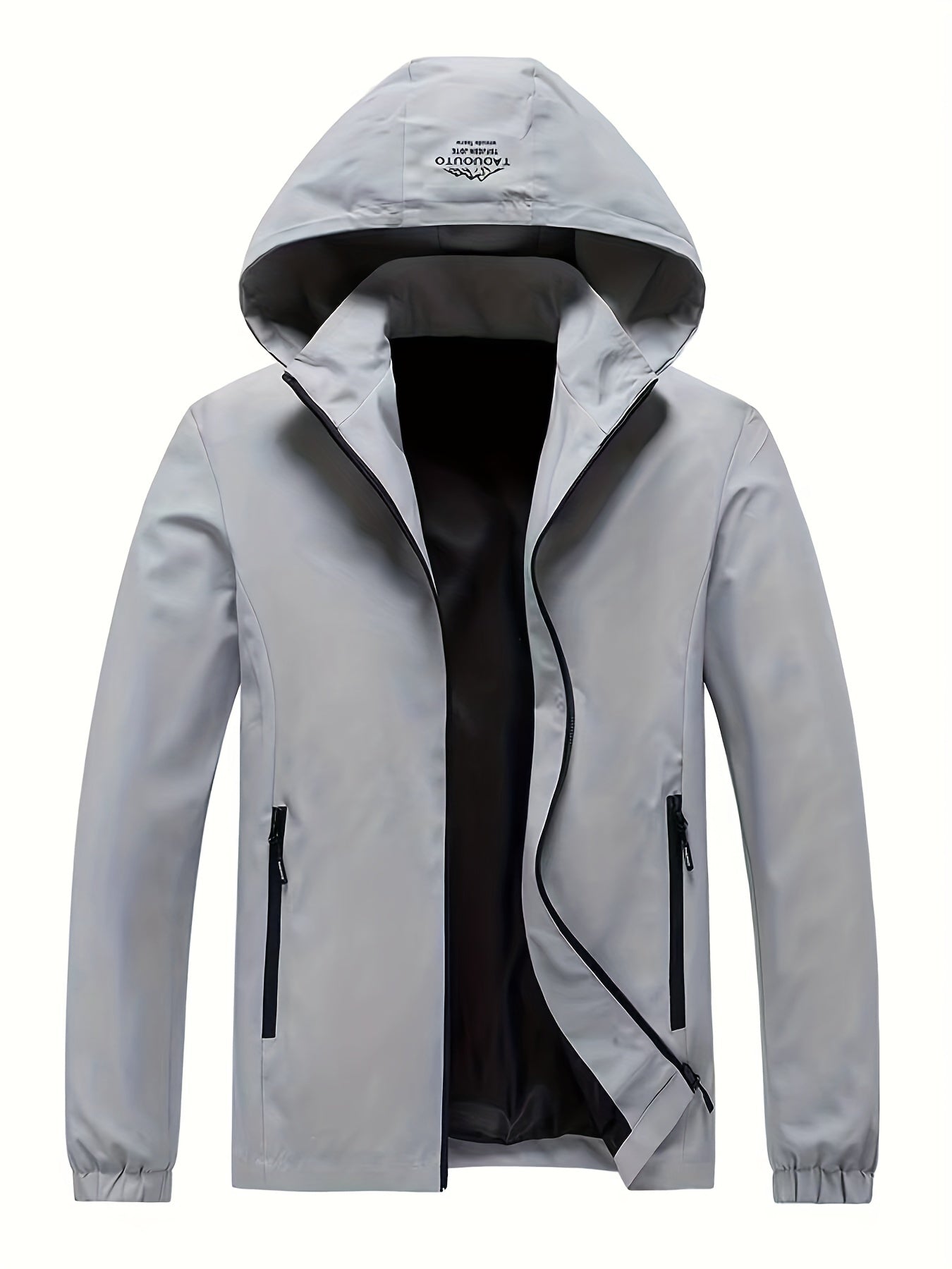 Men's Waterproof Rain Jacket Outdoor Lightweight Rain Shell Coat For Hiking, Golf, Travel