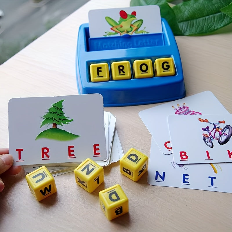 Palabras divertidas de ortografía en inglés: juguete educativo para la primera infancia, tarjeta de aprendizaje para la primera infancia