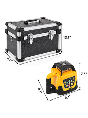 VEVOR 360 Rotary Laser Level Self-Leveling 500m Vertical Horizontal Scanning Professional Powerful Measurement Construction Tool
