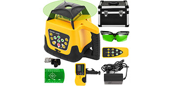 VEVOR 360 Rotary Laser Level Self-Leveling 500m Vertical Horizontal Scanning Professional Powerful Measurement Construction Tool