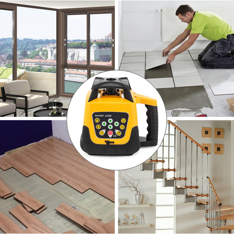 VEVOR 360 Rotary Laser Level Self-Leveling 500m Vertical Horizontal Scanning Professional Powerful Measurement Construction Tool