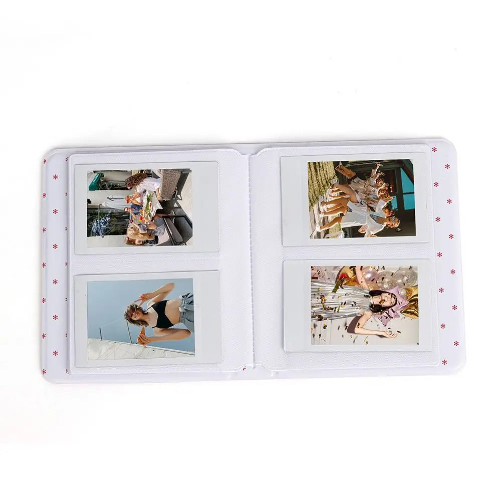 Álbum de fotos para cámara instantánea Fujifilm Instax Mini 12 Estuche de almacenamiento de 3 pulgadas Fotos Sellos Tickets Tarjetas 64 bolsillos 12 11 9 