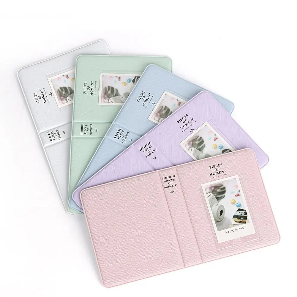 Álbum de fotos para cámara instantánea Fujifilm Instax Mini 12 Estuche de almacenamiento de 3 pulgadas Fotos Sellos Tickets Tarjetas 64 bolsillos 12 11 9 