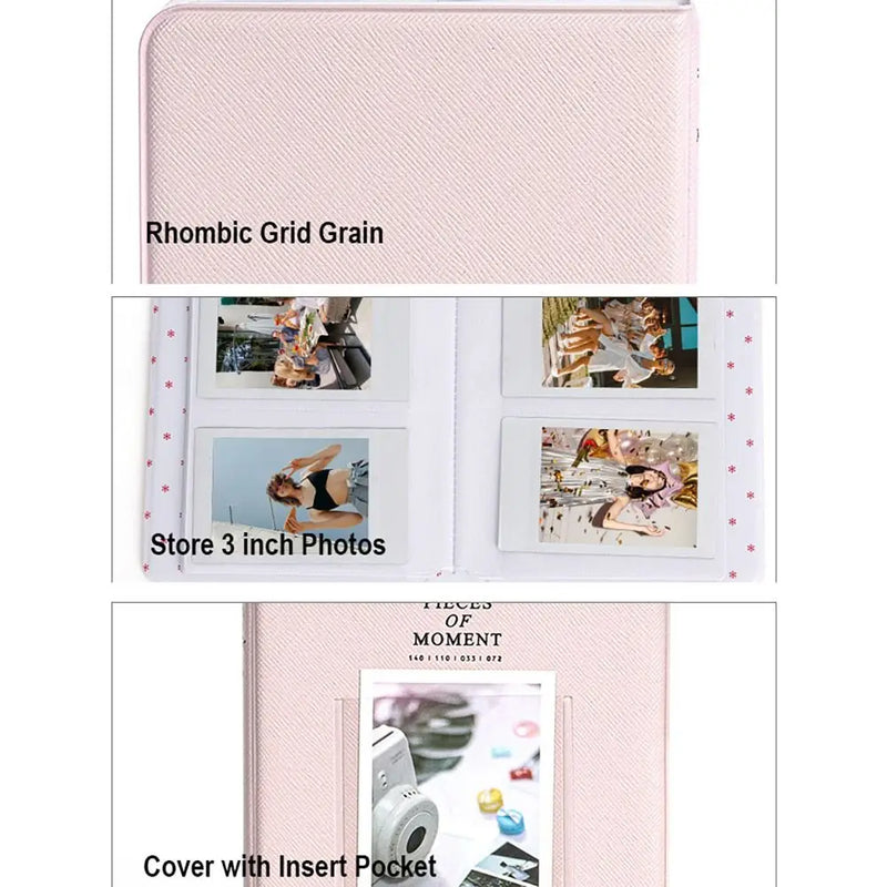 Álbum de fotos para Fujifilm Instax Mini 12, câmera instantânea, estojo de armazenamento, 3 Polegada, fotos, selos, ingressos, cartões, 64 bolsos, 12, 11, 9