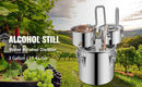 SucceBuy 12L 20L 30L 50L Alcohol Brewing Distiller DIY Moonshine Apparatus Stainless Steel Still Whisky Brandy Home Appliance