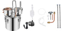 SucceBuy 12L 20L 30L 50L Alcohol Brewing Distiller DIY Moonshine Apparatus Stainless Steel Still Whisky Brandy Home Appliance