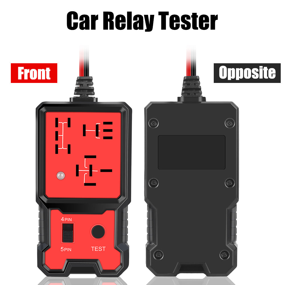 Car Relay Tester Voltage Tester Universal 12V Car Battery Checker Automotive Electronic Relay Tester LED Indicator Light