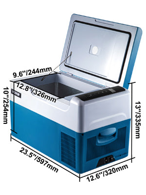 SucceBuy 20L 22L 35L 45L 55L Car Refrigerator Mini Fridge Freezer Portable Compressor Cooler 12/24V DC 110-240V Ice Box