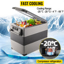 SucceBuy 20L 22L 35L 45L 55L Car Refrigerator Mini Fridge Freezer Portable Compressor Cooler 12/24V DC 110-240V Ice Box