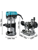 VEVOR Wood Router Machine Electric Trimmer 710W 33000RPM Power Carpentry Tool for Woodworking Trimming Grooving Carving Milling