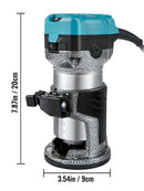 VEVOR Wood Router Machine Electric Trimmer 710W 33000RPM Power Carpentry Tool for Woodworking Trimming Grooving Carving Milling