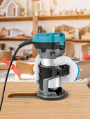 VEVOR Wood Router Machine Electric Trimmer 710W 33000RPM Power Carpentry Tool for Woodworking Trimming Grooving Carving Milling