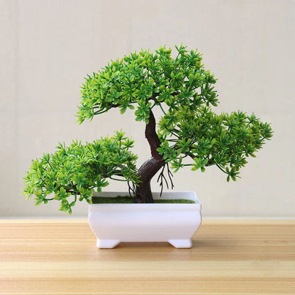 Árvore Bonsai Artificial para Jardim, Plantas de Simulação, Plantas de Pote, Planta Falsa, Enfeites para Casa, Quarto, Quarto, Exterior, Decoração