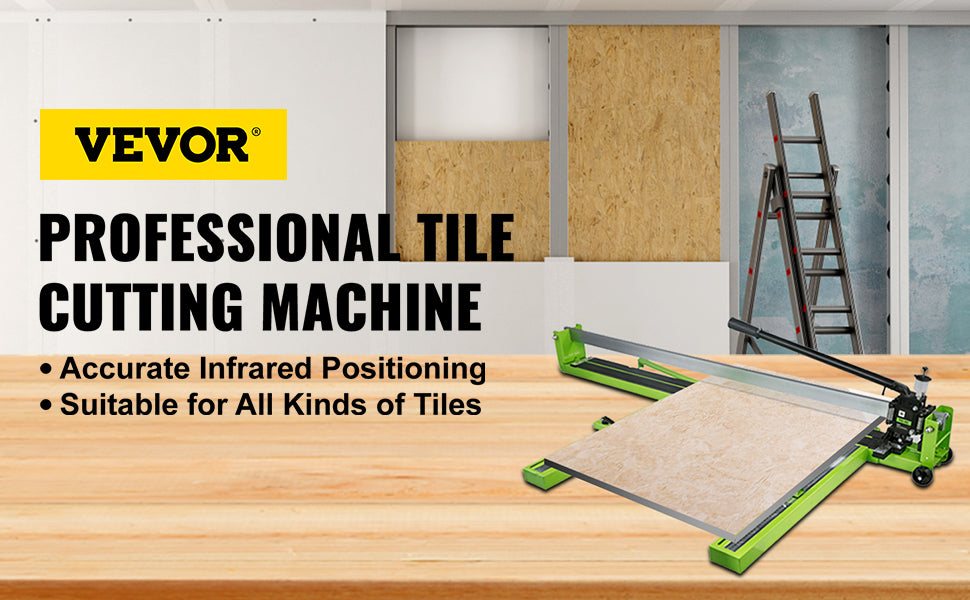 VEVOR Manual Tile Cutter Infrared Laser Positioning Floor Cutter Push Knife Professional Hand Tool for Cutting Porcelain Ceramic