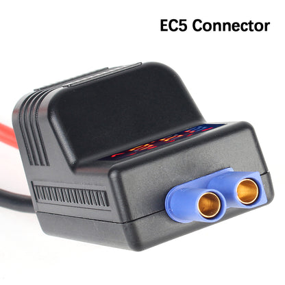 Con conector EC5, cable puente de emergencia, pinza inteligente, conexión antirretroceso, 650 A, 12 V